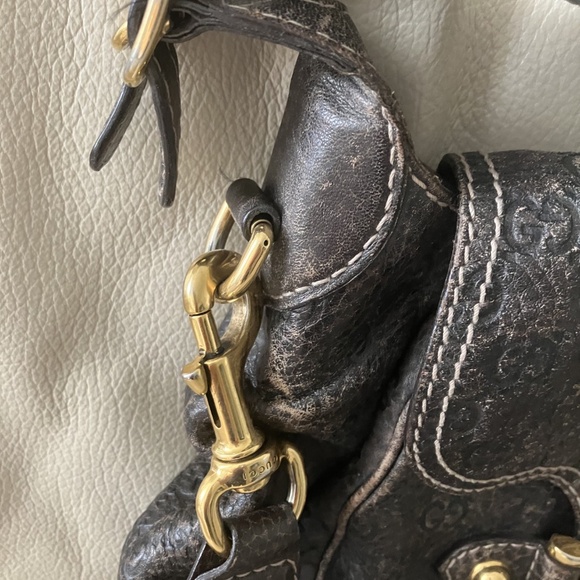 Gucci Pelham Hobo Crossbody Guccissima - Picture 4 of 9